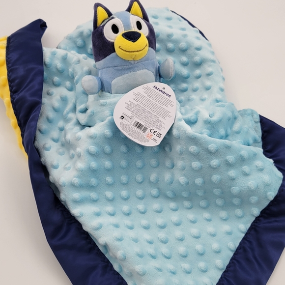 Lovey Bluey Plush Security Blanket, double minky 22 x 21. - Picture 11 of 12